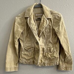 Abercrombie casual spring Blazer Jacket Women's Lightweight Y2K, normcore.
